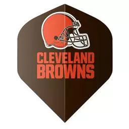 Click here to learn more about the Shot! Darts NFL Cleveland Browns Flight Set Brown.