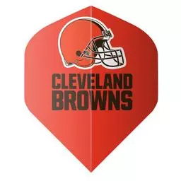 Click here to learn more about the Shot! Darts NFL Cleveland Browns Flight Set Orange.