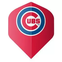 Click here to learn more about the Shot! Darts MLB Cubs Flight Set Red.