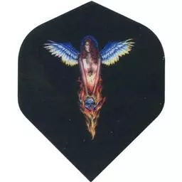 Click here to learn more about the Magic Darts Adult Dart Flights - Standard Alchemy Winged Fire Lady.